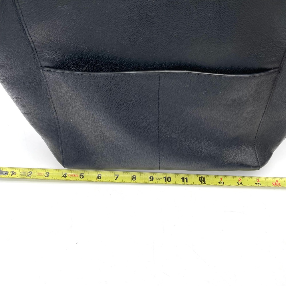 Mina Baie Diaper Bag Leather Backpack Women Large Black Good Condition - Picture 9 of 10